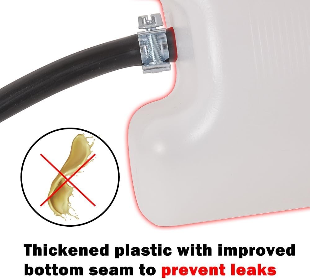 Lightweight Metal 500ml Auxiliary Fuel Tank for Motorcycle Maintenance & Tuning