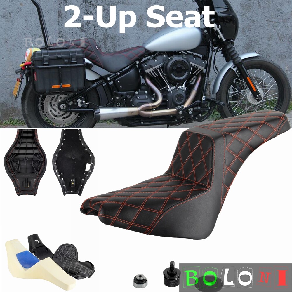 Club Style Gel Pad Seat For Harley Softail FXST Street Bob FXBB FXBBS 2018-2026