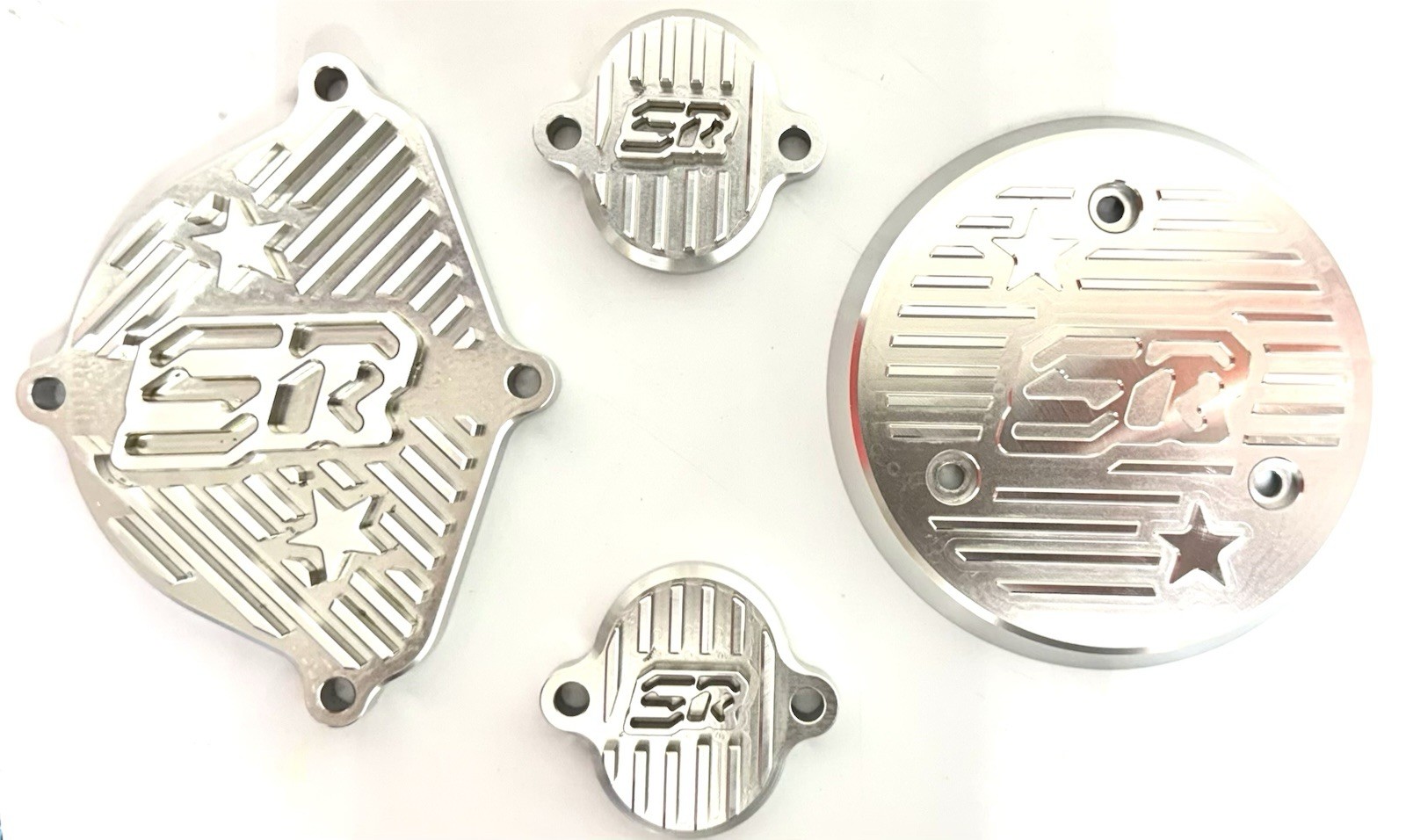 STAGGS RACING Billet engine dress up kit for KLX110 KLX110L KLX110R Silver
