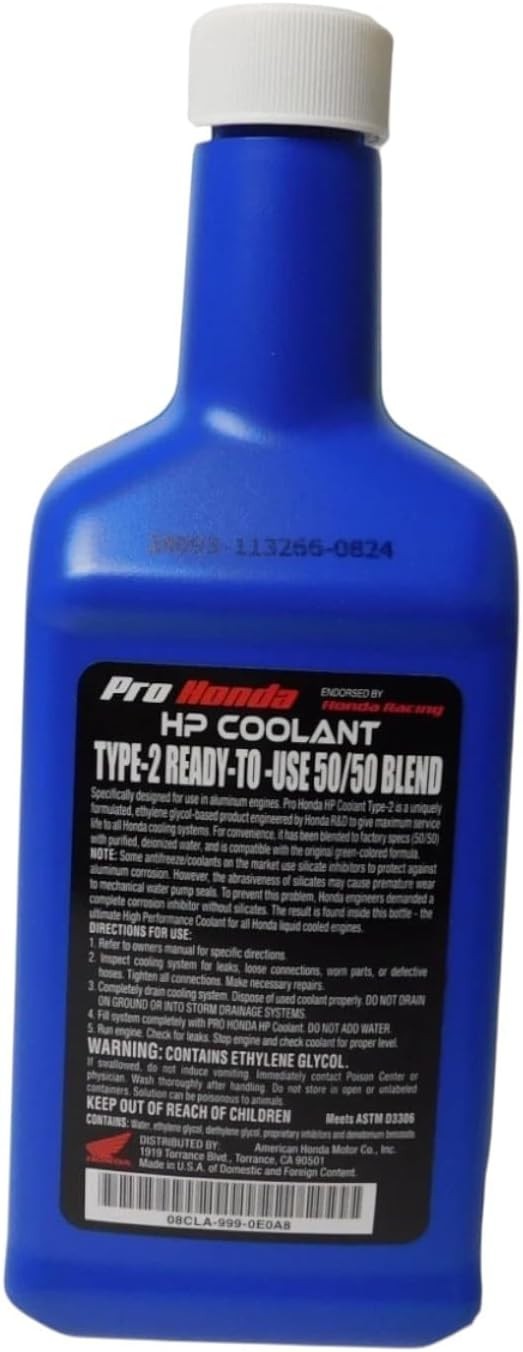 Honda Genuine OEM HP Coolant 50/50 Blend 08C50-C321S02 – 2 Pack