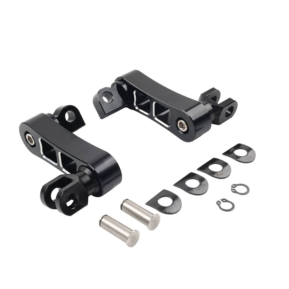 Foot Peg Mount Extensions For Harley Sportster XL883 XL1200 Softail Dyna Touring