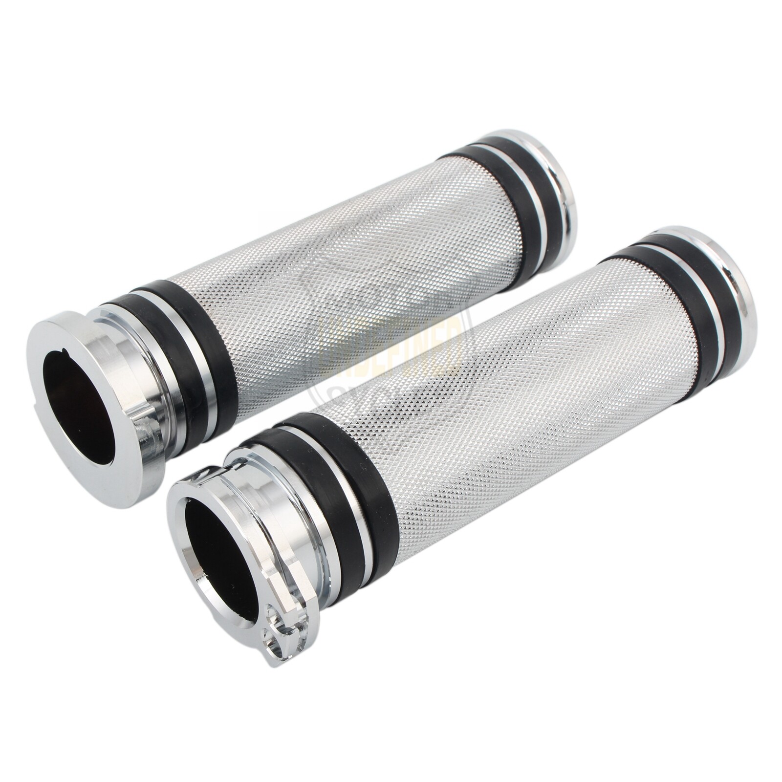 1″ Motorcycle CNC Handlebar Hand Grips For Harley Touring Road King Yamaha Honda