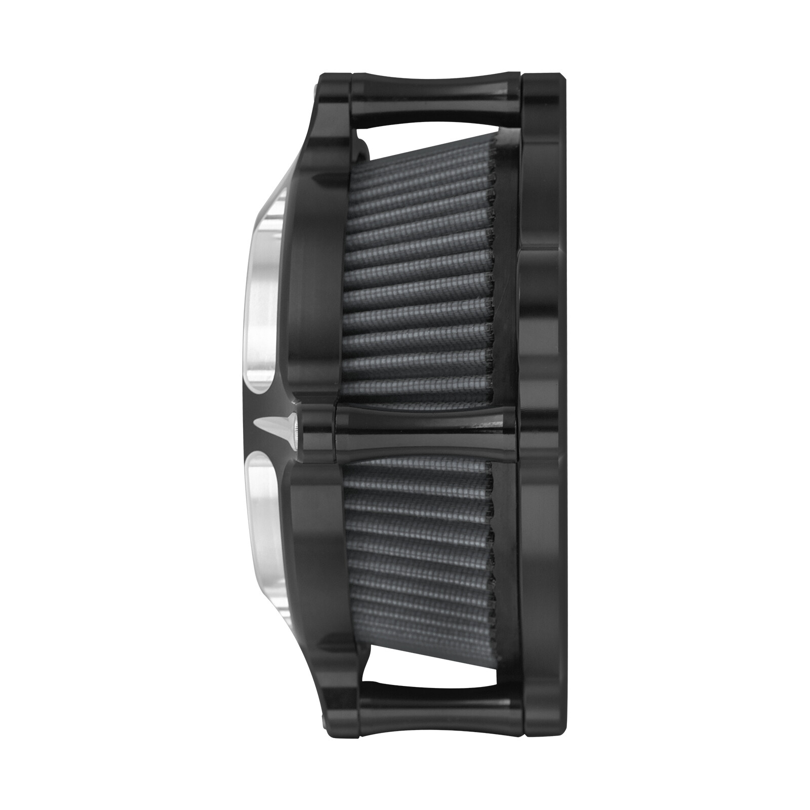 Clear Air Filter Cleaner Grey Intake For Harley Dyna Super Wide Glide 2000-17