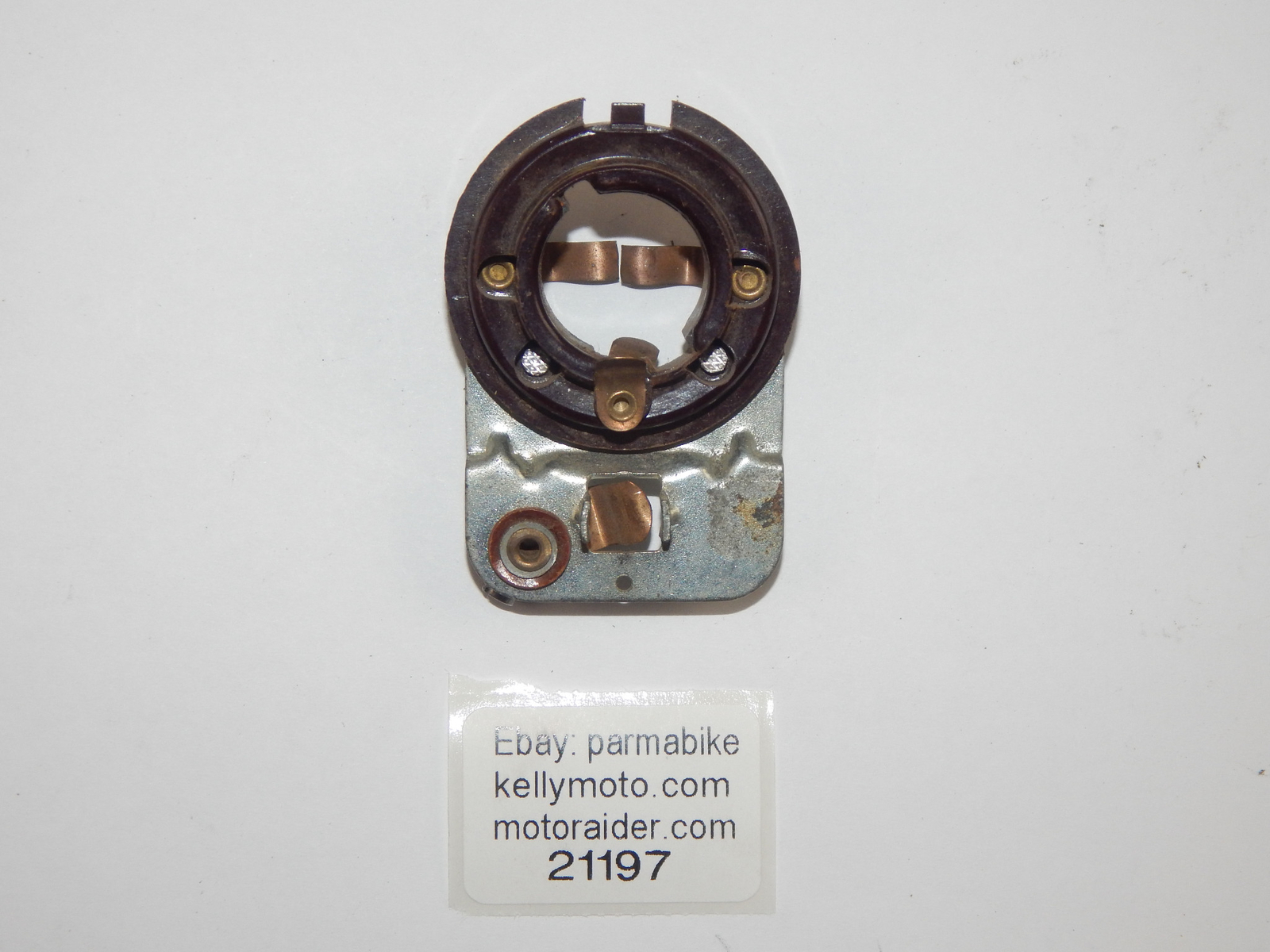 VINTAGE MOTORCYCLE HEALDIGHT BULB SOCKET HOLDER PENTON 100 125 175 C.E.V