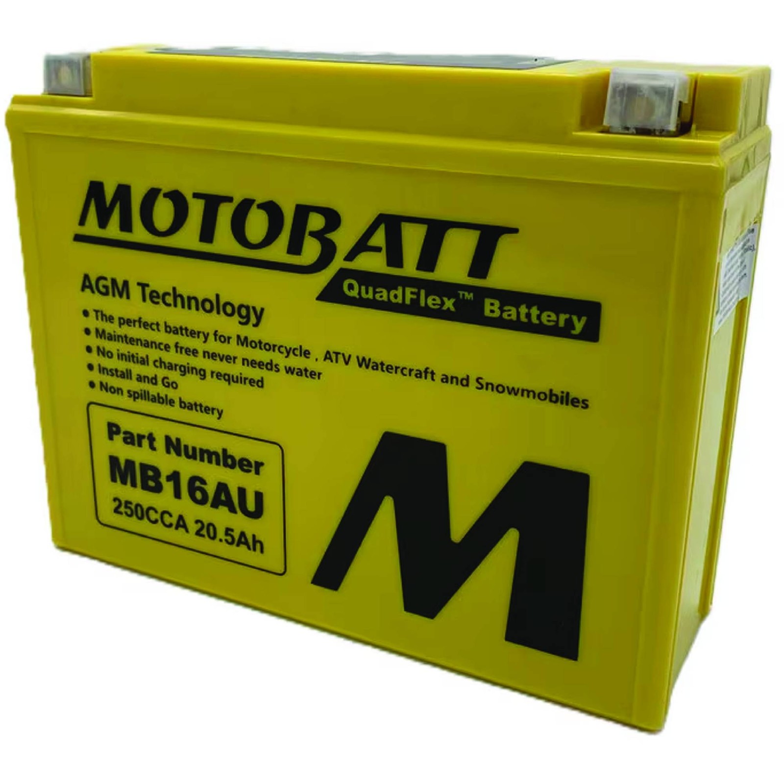 Motobatt Battery For Yamaha VMX12 V-Max 1200cc 85-07