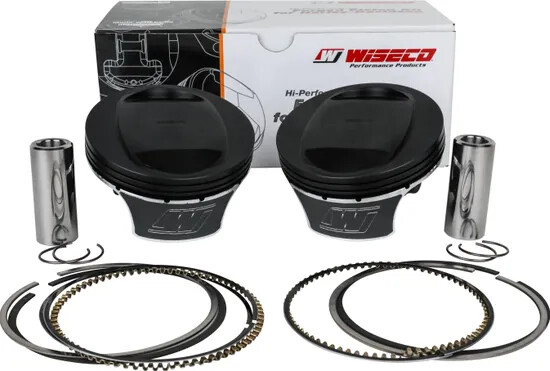 Wiseco Black Edition Piston Kit 0.125OB 9.0:1 for Harley Cross Bones 08-11