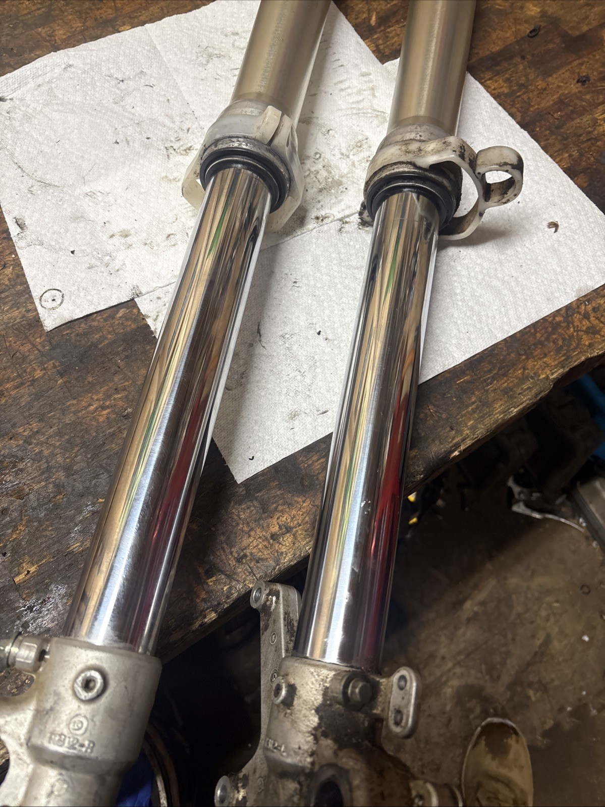 1999 99-02 KX250 KX 250 Front Forks Fork Shock Absorber Suspension Spring Tube