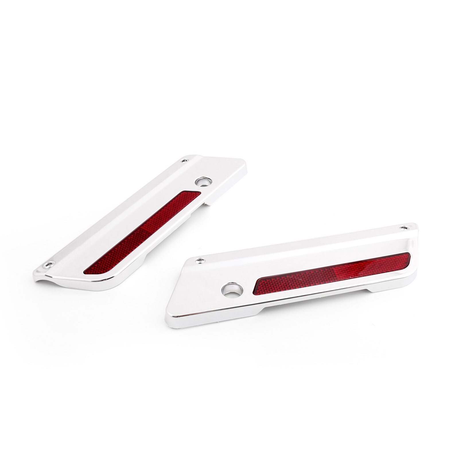 Saddlebag Latch Plate Cover Left&Right Side For Touring 1993-2013 Chrome