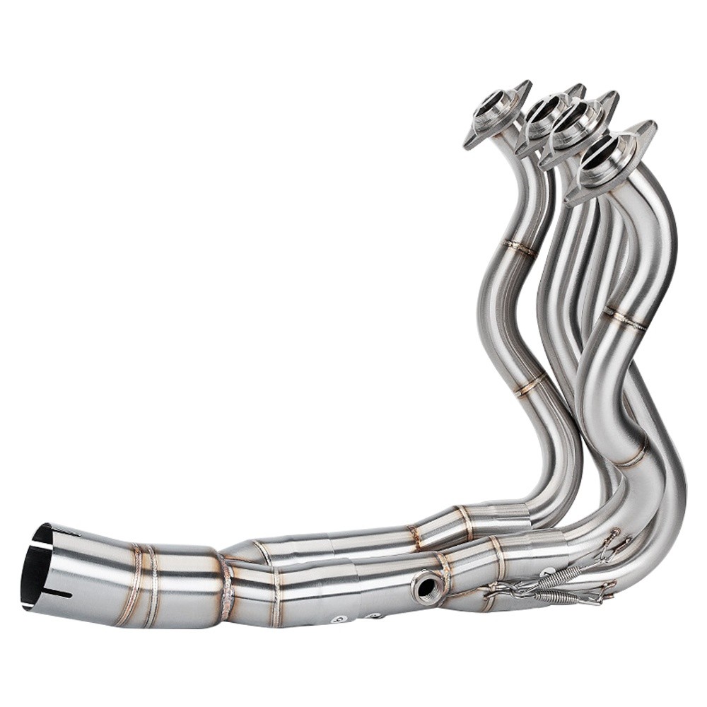 For Kawasaki Ninja ZX6R 2009-2022 Full System Header Exhaust Front Mid Link Pipe