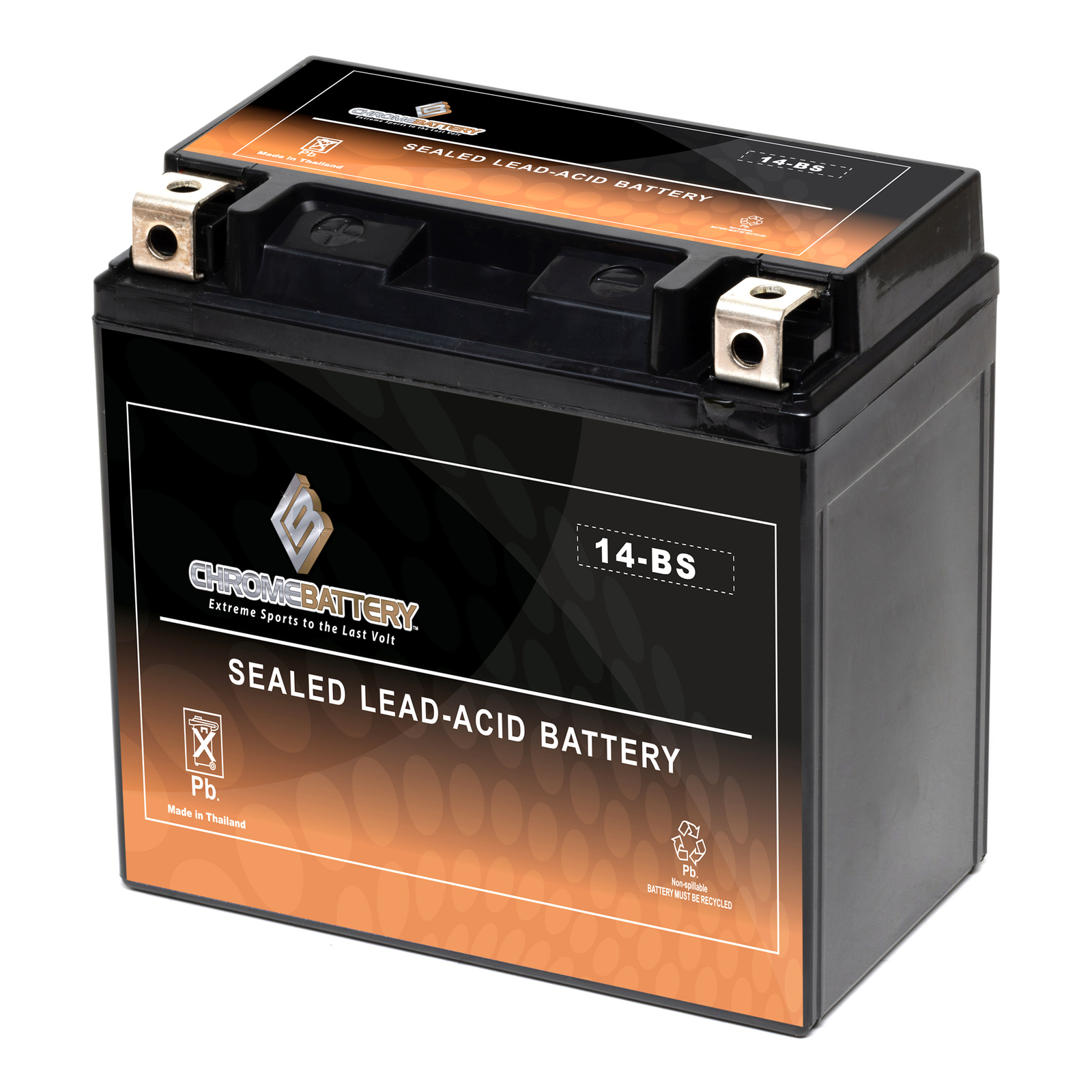 YTX14-BS High Performance – Maintenance Free – Sealed AGM Motorcycle Battery