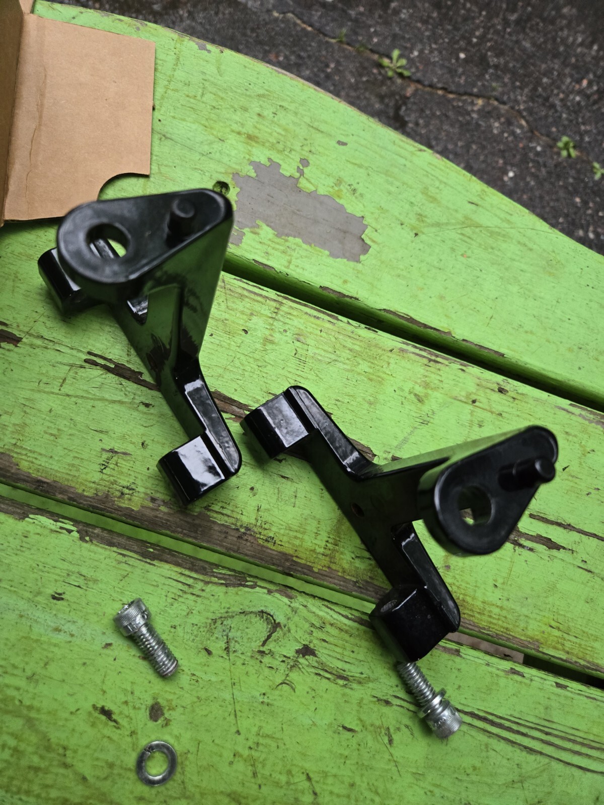 Harley-Davidson Motorcycle OEM Passenger Footboard Brackets 53070 00