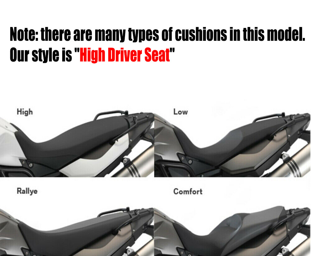 High Driver Seat Pad Cushion Fit for F650GS 08-12 F700GS 13-18 F800GS Motorcycle