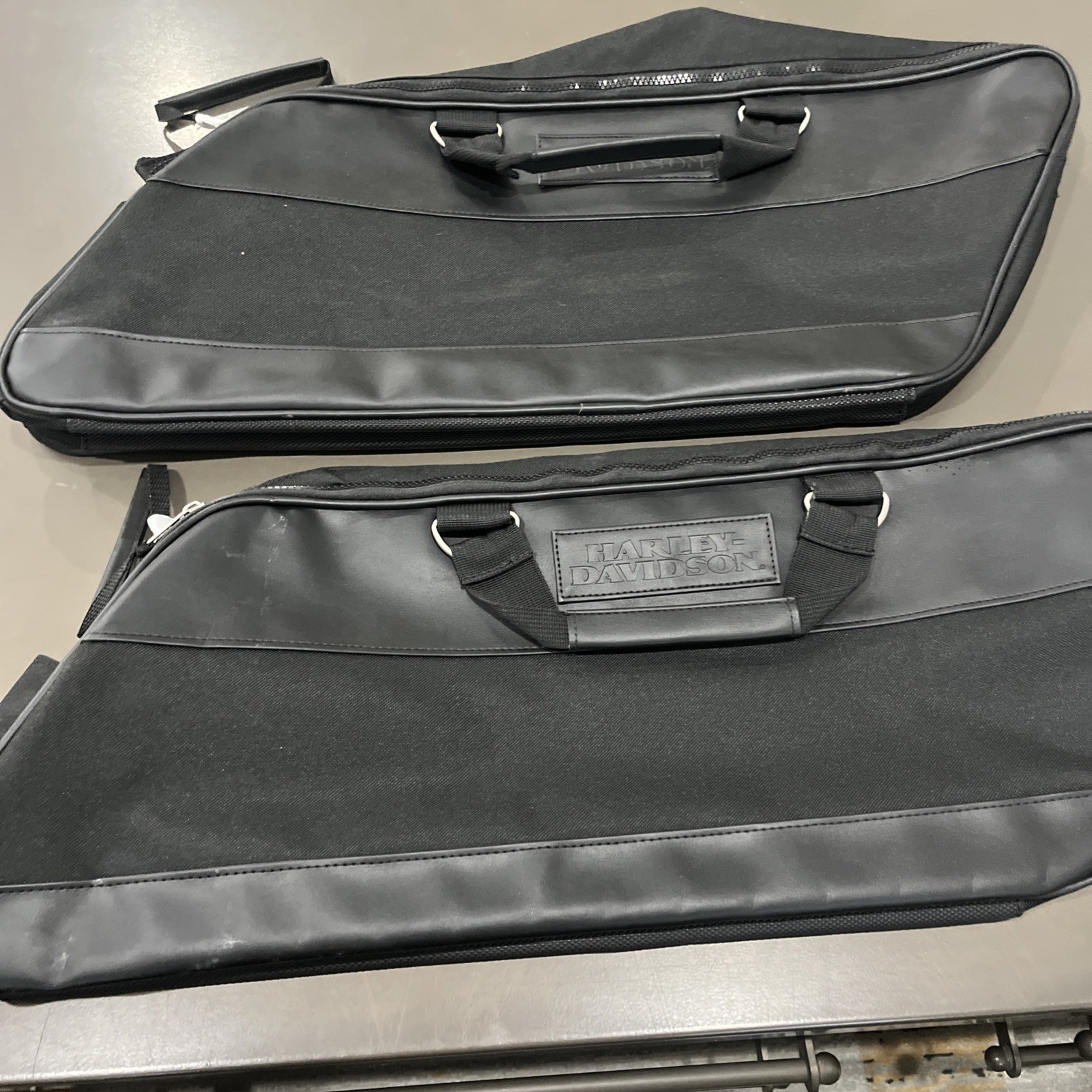 Genuine Harley-Davidson Saddlebag Liner Luggage Bags Black NEW Pair Set