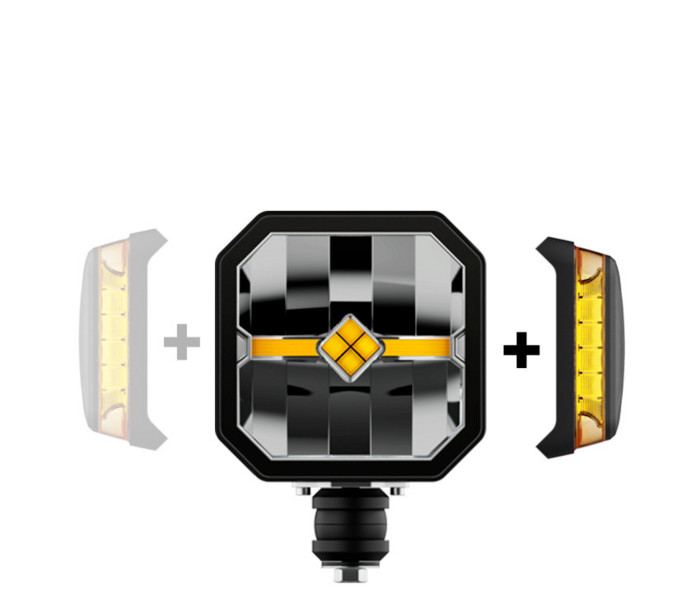 Led Projector 10-30V DC With Movable Arrow And Heated Lens. Functions: Ab