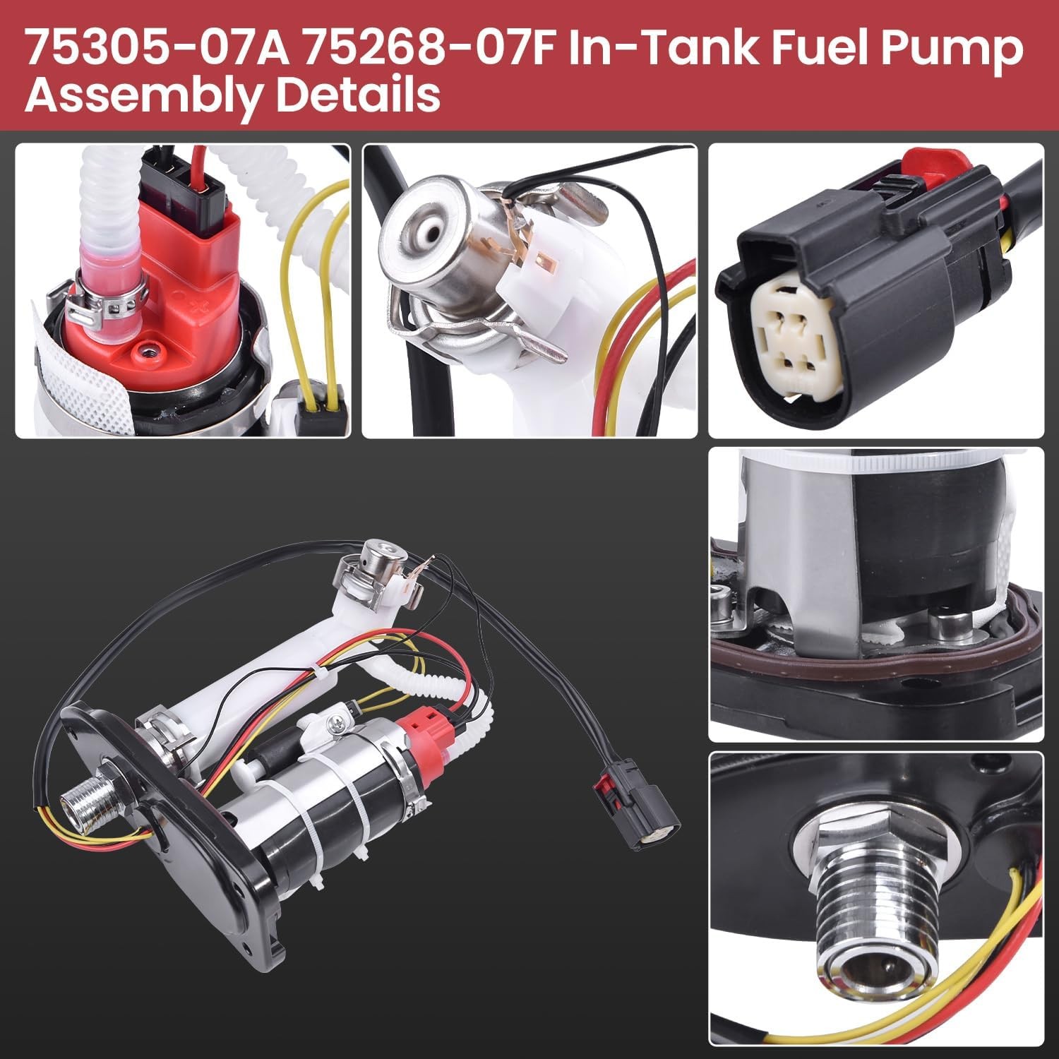 Fuel Pump For Harley Davidson Sportster 883 1200 Iron XR1200 2007-2019 75305-07A