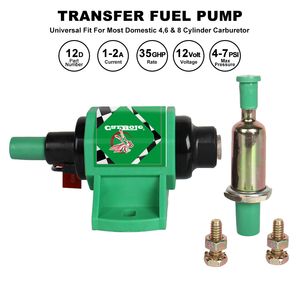Universal Diesel Electronic Fuel Pump 4-7 PSI 12 Volt Self Priming Transfer