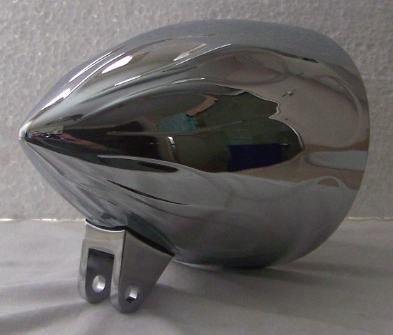 NEW 5-3/4″ INCH ADJURE HB54211 MOTORCYCLE HEADLIGHT HEADLAMP BUCKET LIGHT LAMP