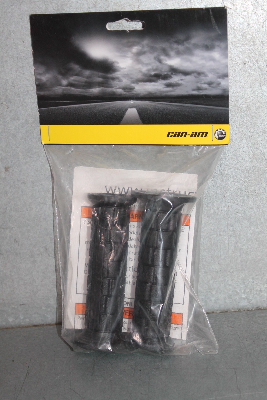 219400810 Can-Am OEM Black Ergonomic Sport Grips All Ryker models