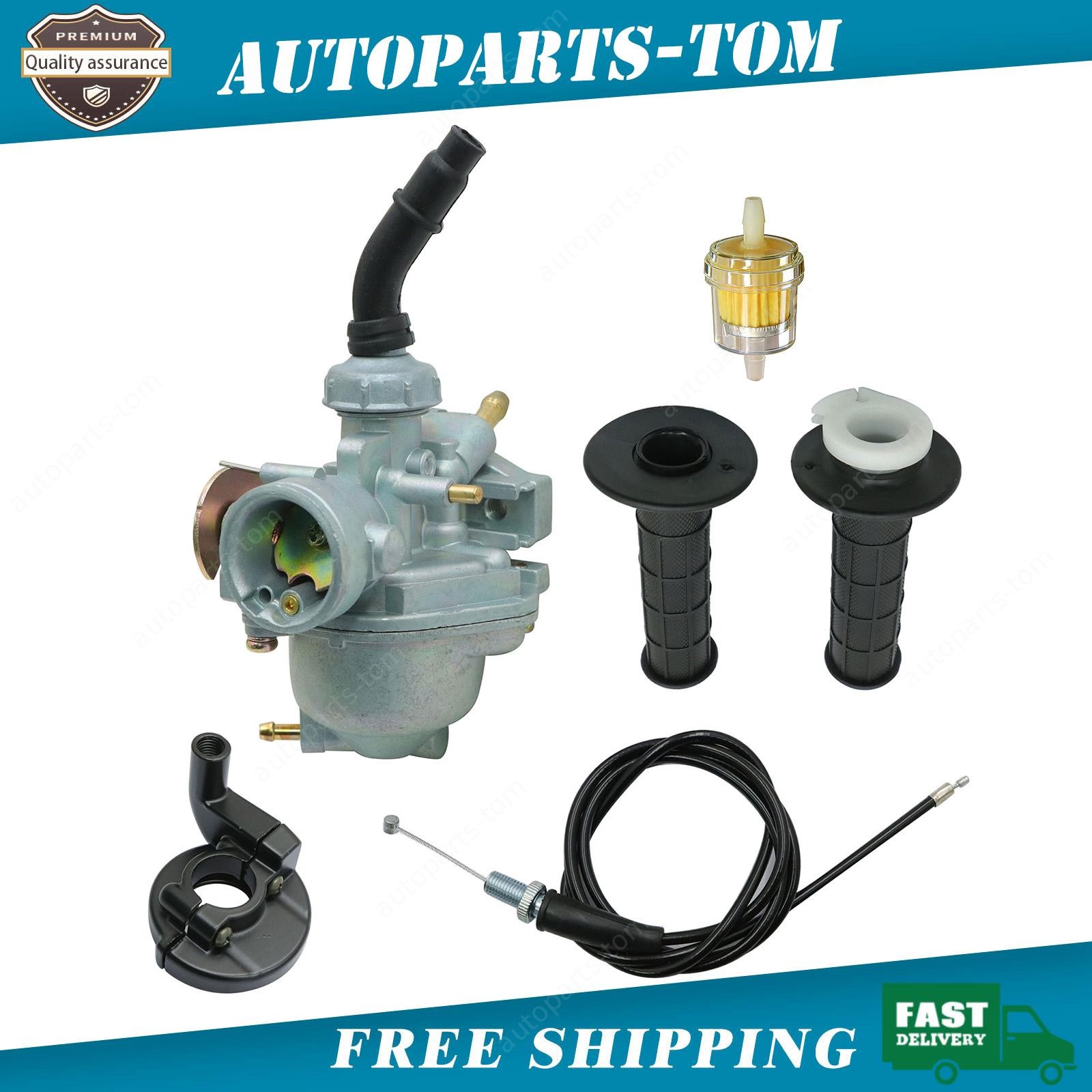 Throttle Cable, Twist Handle & Carburetor For Honda CRF50F 2004-2009 Dirt Bike
