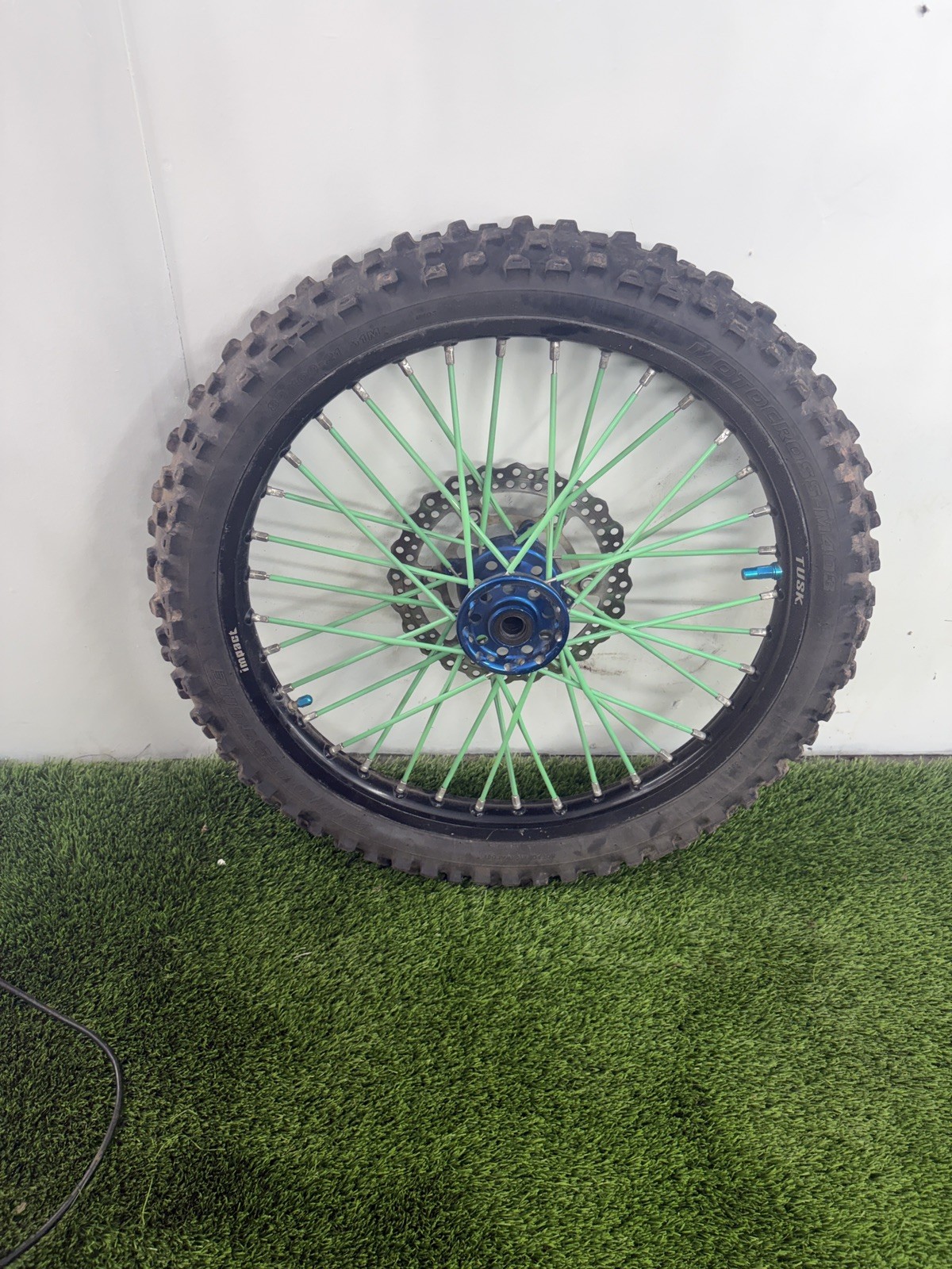 2012 06-18 KX450F KX250F KX250 TUSK IMPACT FRONT WHEEL HUB RIM ROTOR 21×1.60