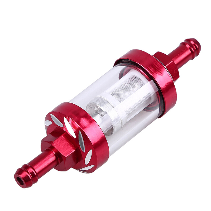 Motorcycle Inline Gas Fuel Filter Reusable 5/16″ 8mm Universal For Yamaha