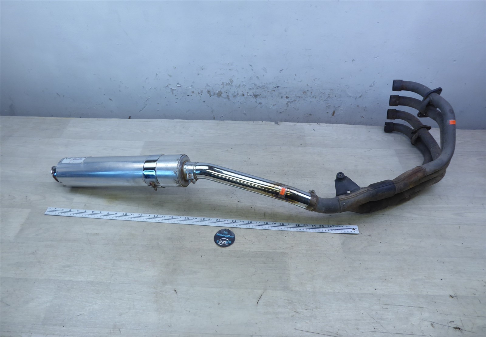 2000 Honda CBR600 F4 H20869) D&D 4-1 exhaust headers muffler pipe assembly