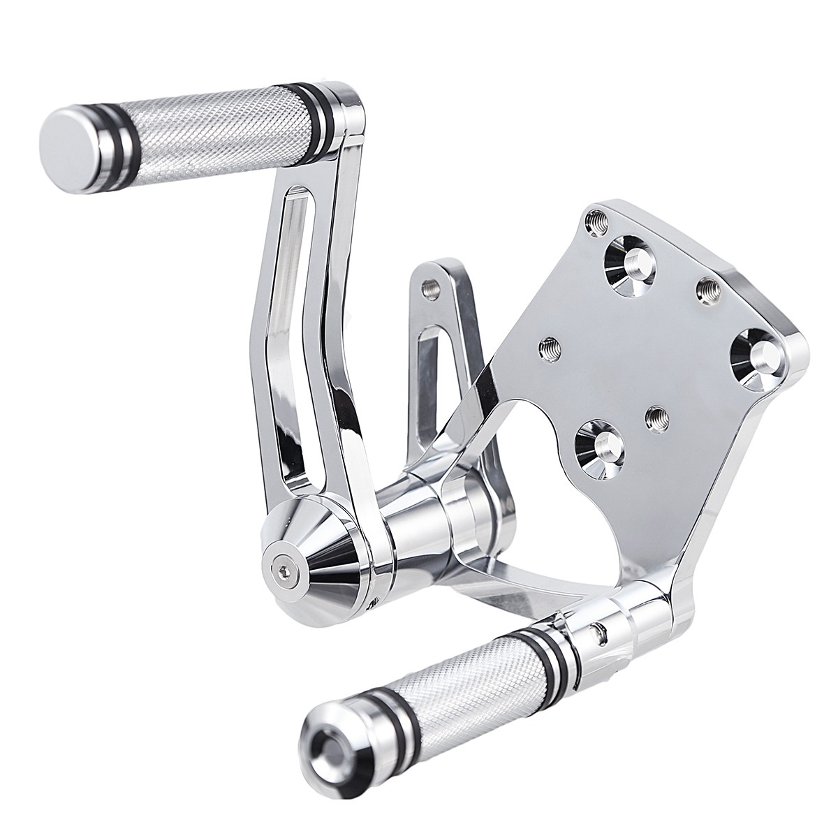 BILLET ALUMINUM CHROME FORWARD CONTROL KITS FOR HARLEY SOFTAIL FATBOY 2007-2017