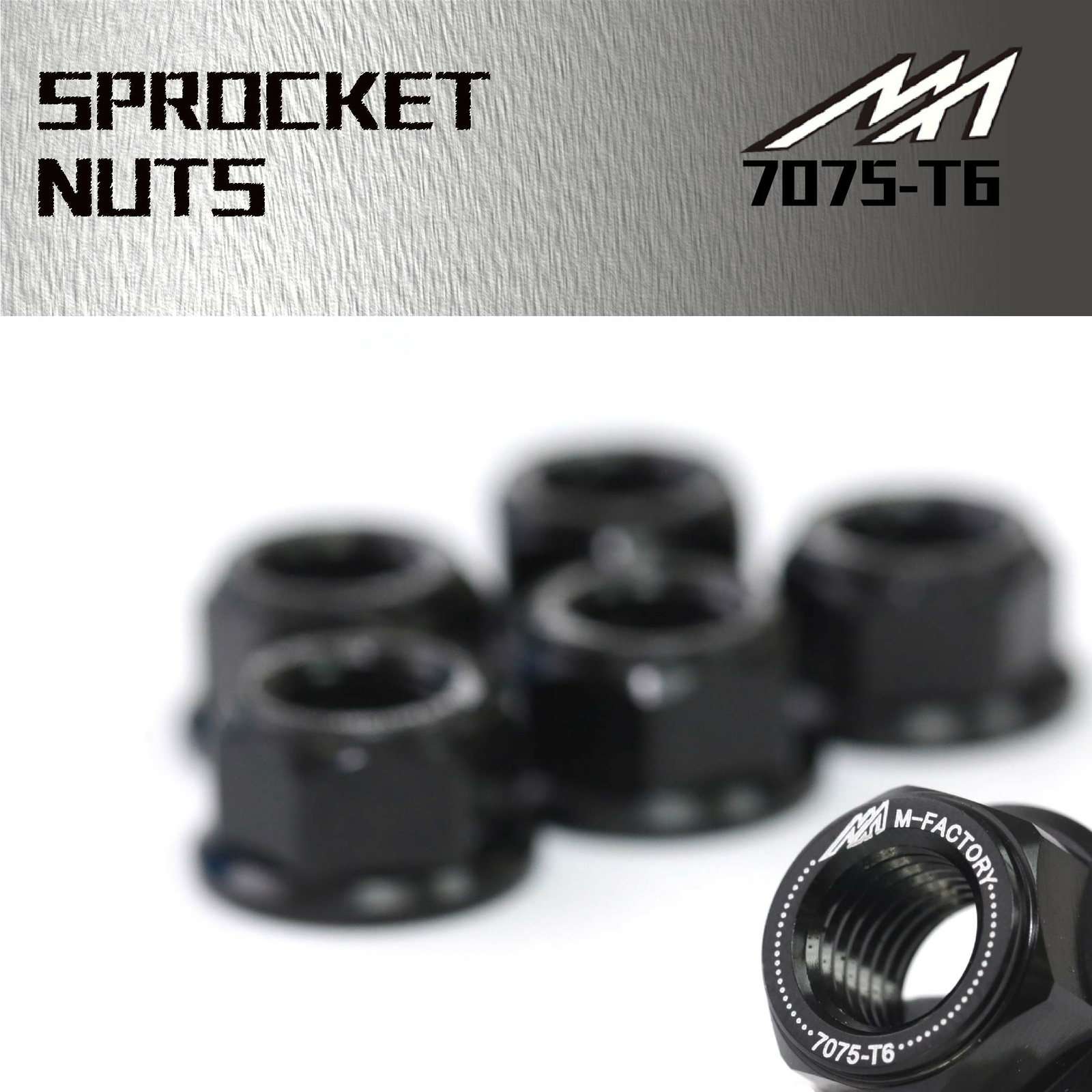 CNC Racing Rear Sprocket Nuts For Suzuki GSXR1000 GSX1300R GSX250 GSX550