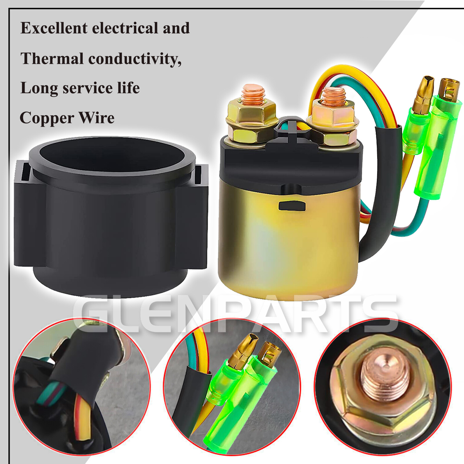 Starter Solenoid Relay FOR Honda OEMs 35850-HM3-000 35850-HB3-771