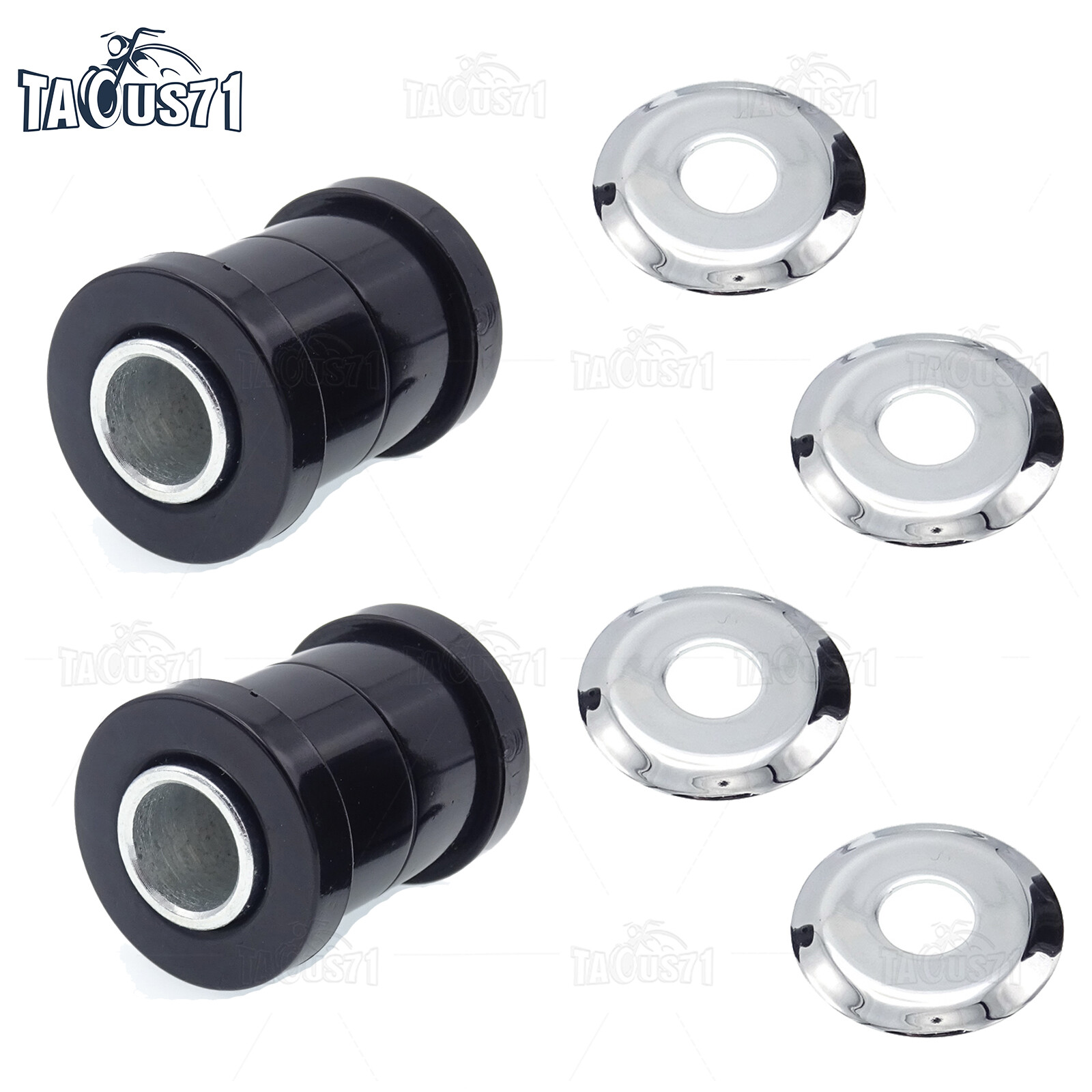 Handlebar Riser Bushings Urethane fit for Harley Softail Dyna Sportster Chopper