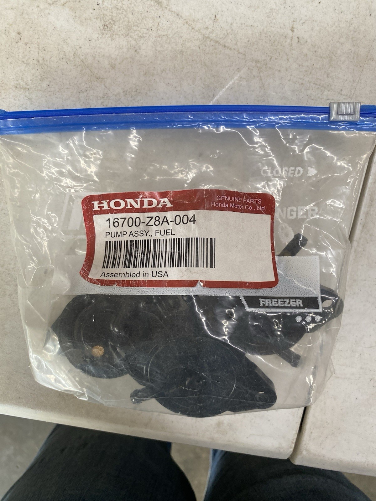 Honda 16700-Z8A-004 Fuel Pump OEM Replacement
