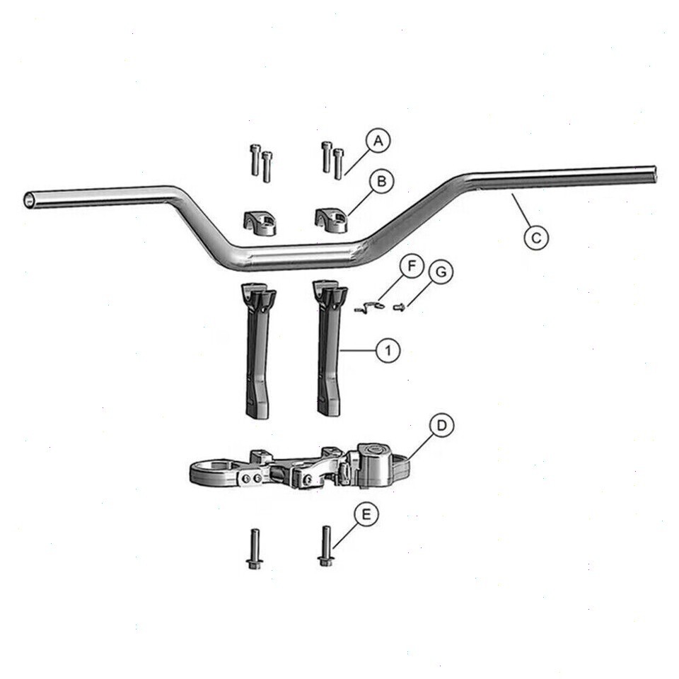 Aluminum Handlebar Tall Pullback Risers Mount For Harley Pan America 1250 21-26