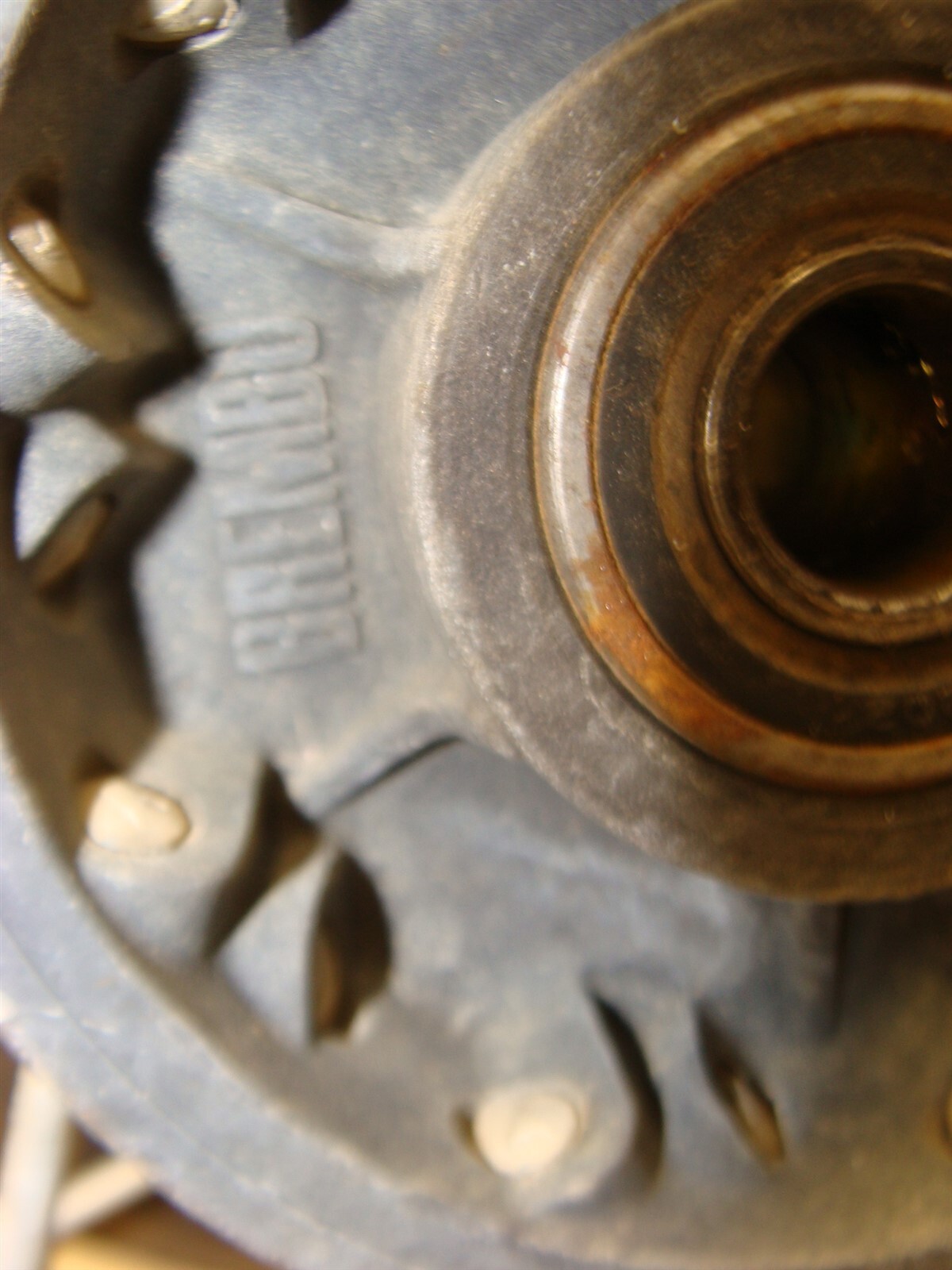 1988 CAGIVA WMX 125 oem AHRMA WRK front wheel rim tire rotor Takasage Excell