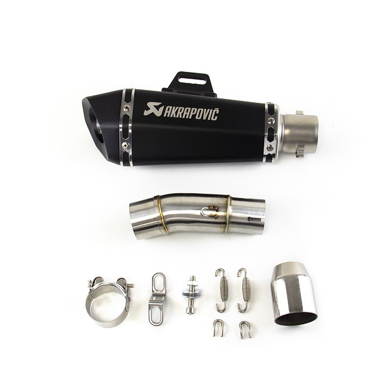 For Kawasaki Ninja 400 Ninja 500 Z400 Z500 Exhaust Tips Mid Pipe Slip On Muffler