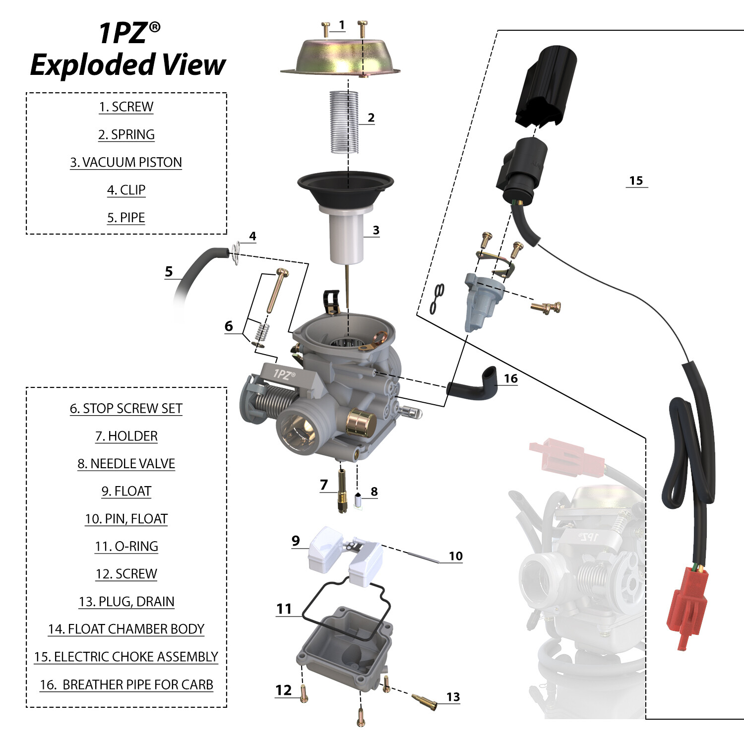 Carburetor carb For American Sportworks YardSport YS200 200 XLT UTV OEM# 14925