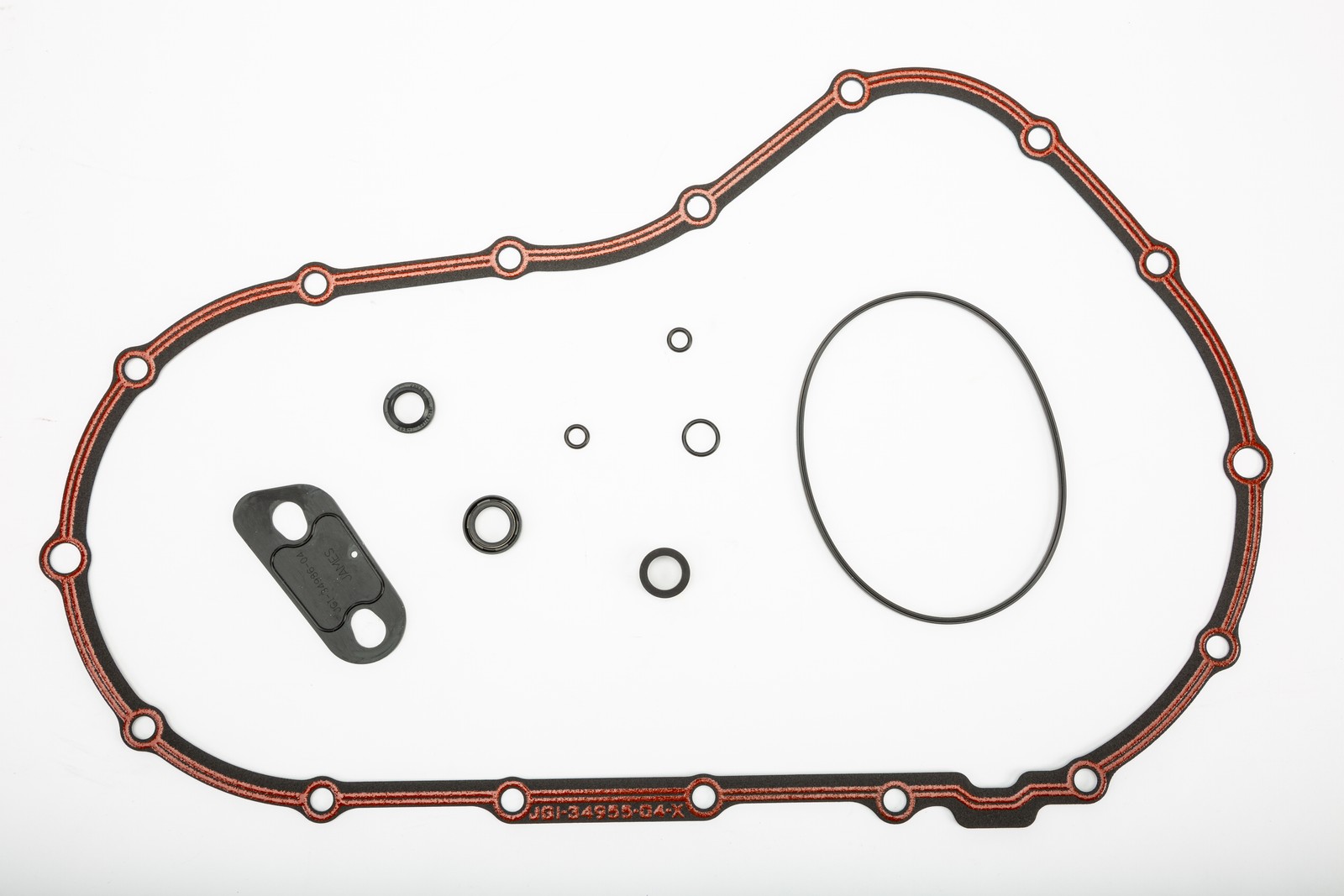 James Gasket Primary Cover Gasket, Seal and O-Ring Kit – Foamet with 34955-04-KF