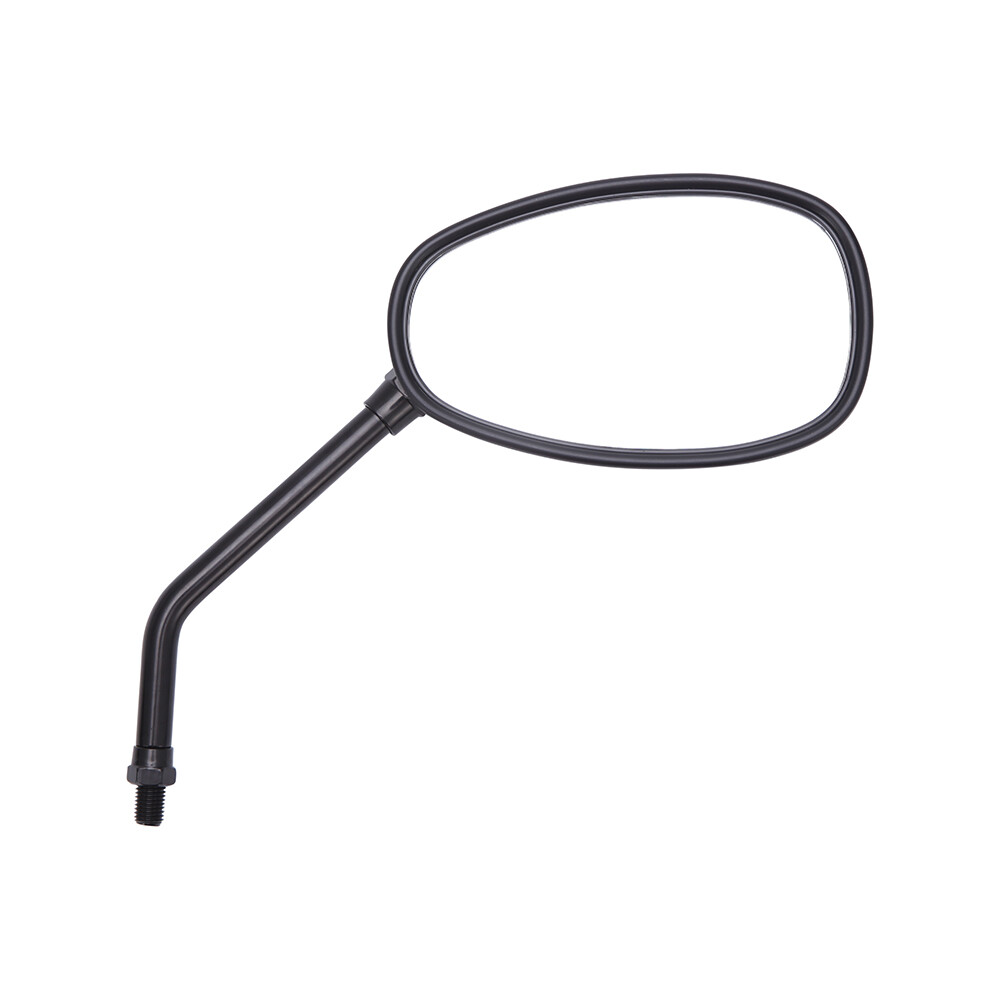 Pair Black Oval Motorcycle Rear View Mirrors For Victory Cross Country/ Octane