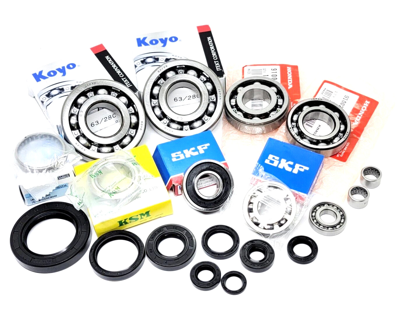 Honda CR250 Engine Crank & Transmission Bearings & Seals Kit Japan 02-04 Koyo,