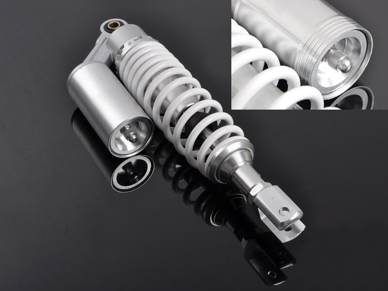 WO 320mm 12 5/8″ Clevis Shock Absorber Pit Bike Quad ATV Gokart Motorcycle White
