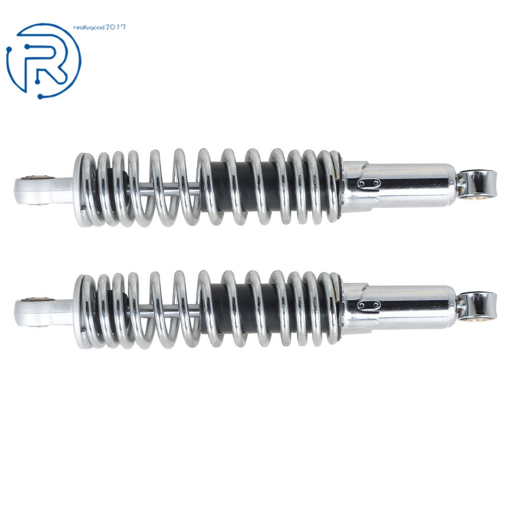 Pair 320mm Chrome Rear Shocks Absorber For Sportster XL883 1200 72 48 1979-2012