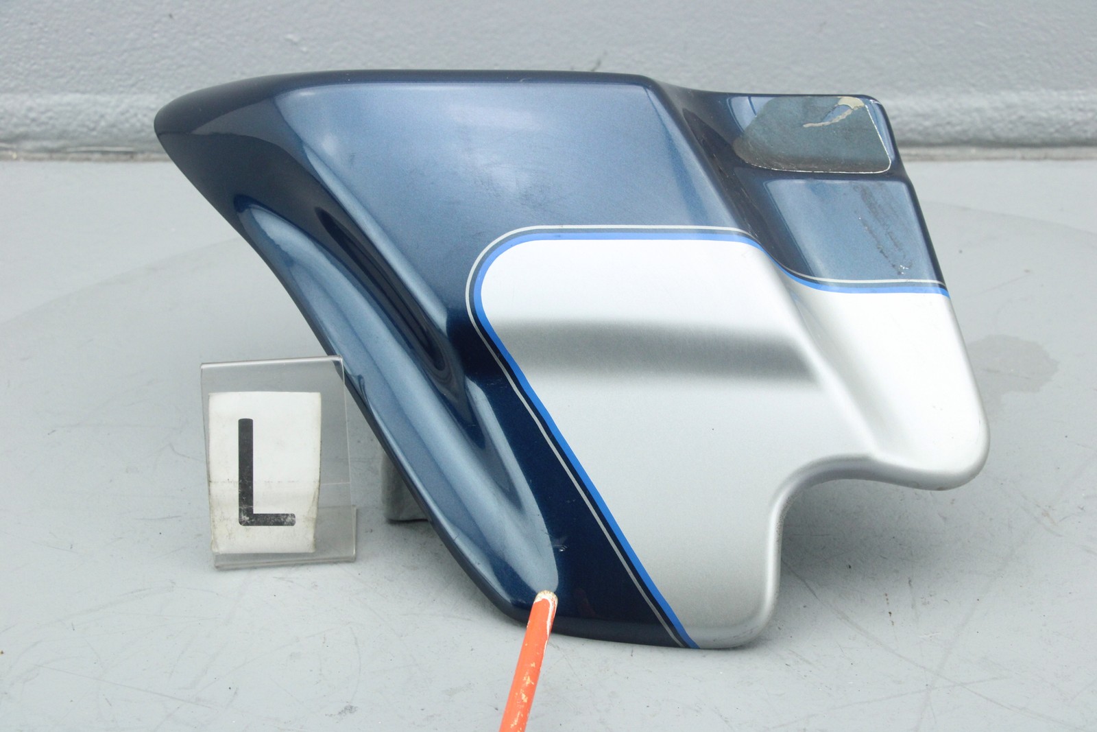 2002 Harley Electra Glide Side Cover Set LUXURY BLUE / DIAMOND ICE #4158