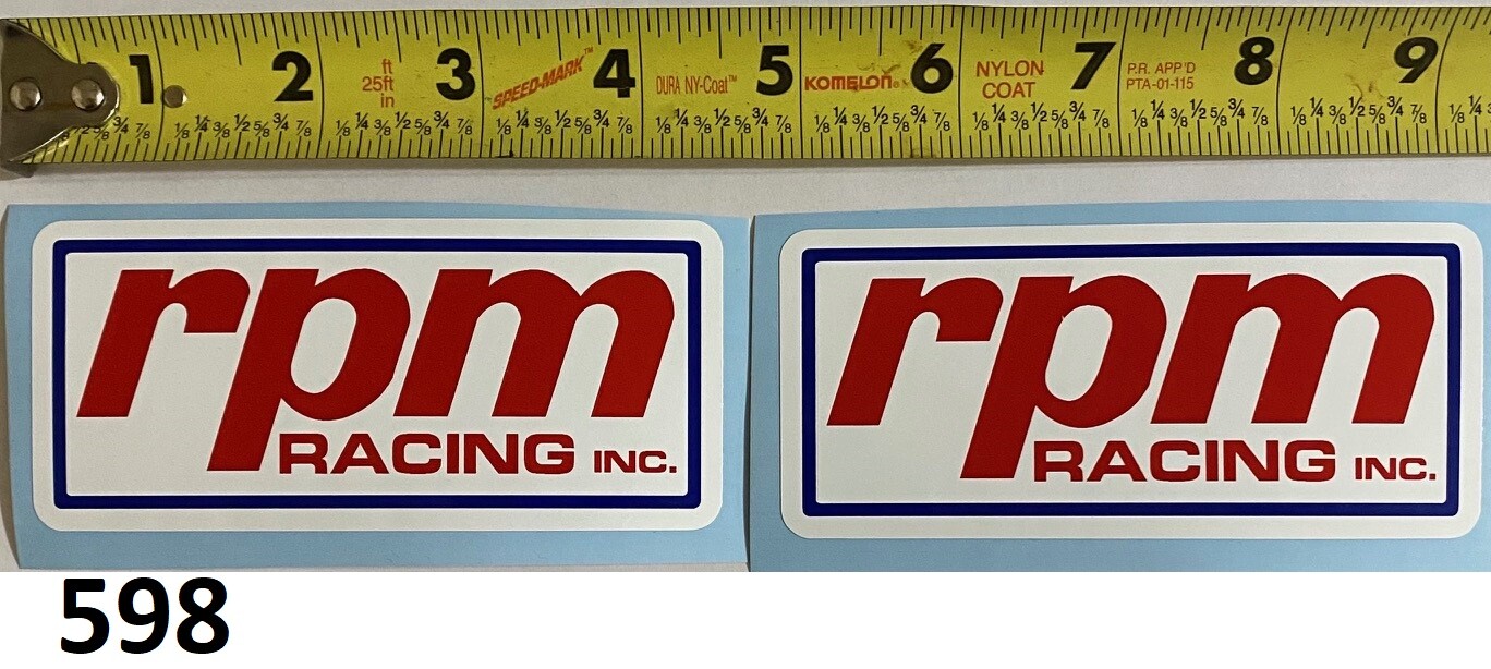 2! RPM Racing sticker Vintage RM RN YZ OW CR 125 250 360 400 500 VMX AHRMA WORKS