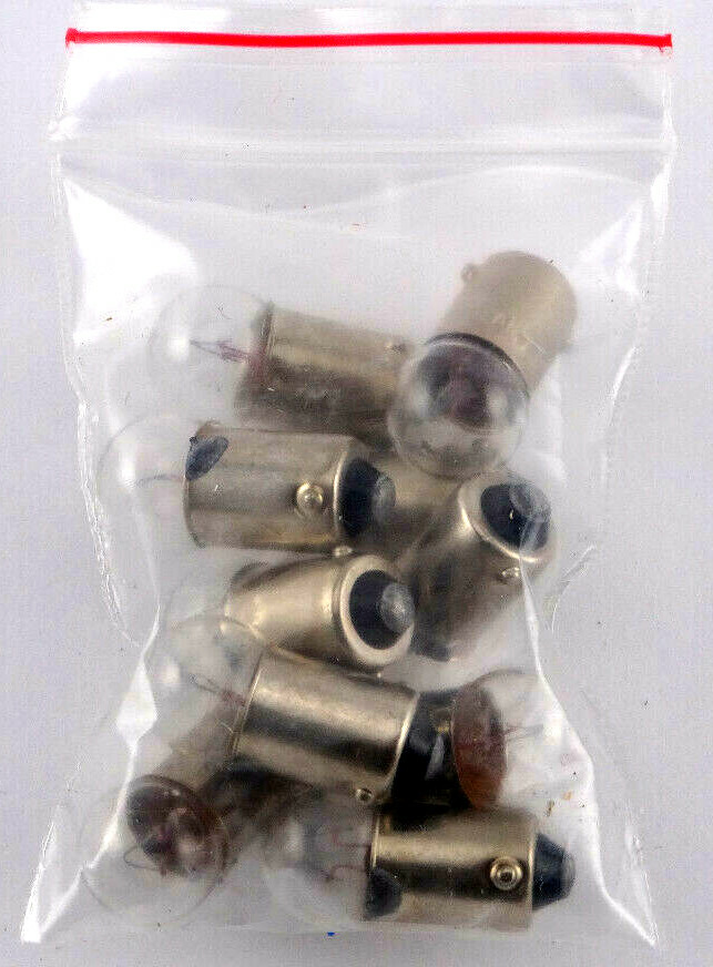 10/Box EMGO 48-66412 Instrument Light Bulb 12 Volt 3W BA9S G11 New Free Shipping