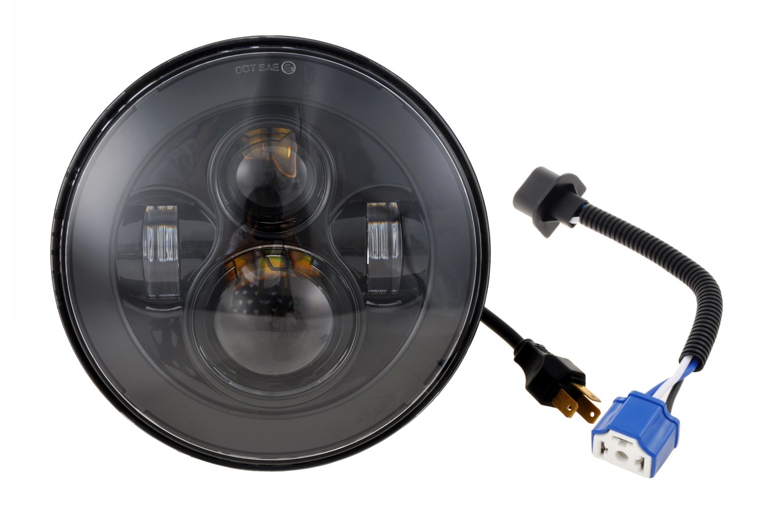 DOT Approved 7 inch Round Motorcycle LED Headlight H6024 Hi/Low Sealed Beam Lamp