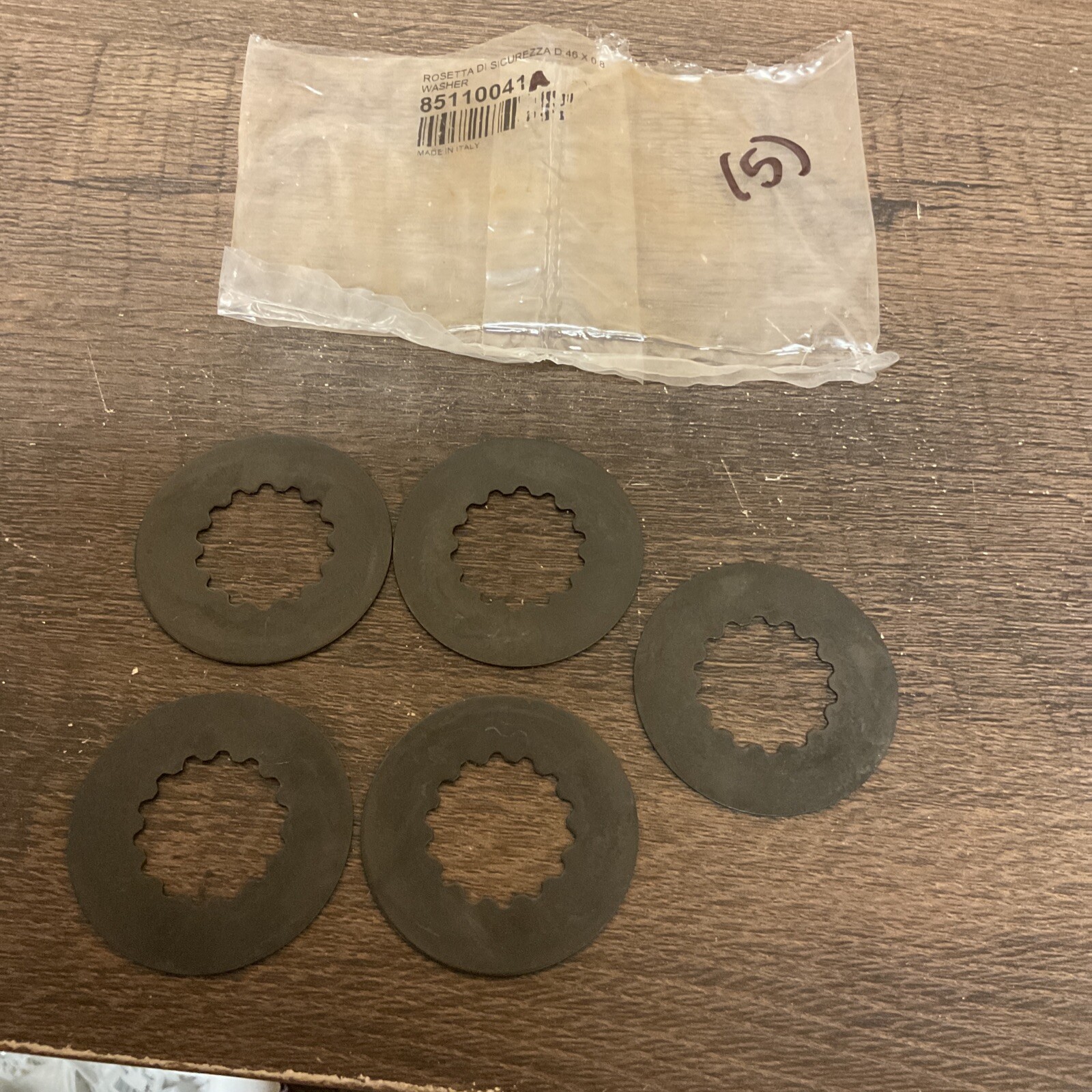 (5) Ducati Washer 46×0.8. 85110041A. In Stock & Ready To Ship! #C237