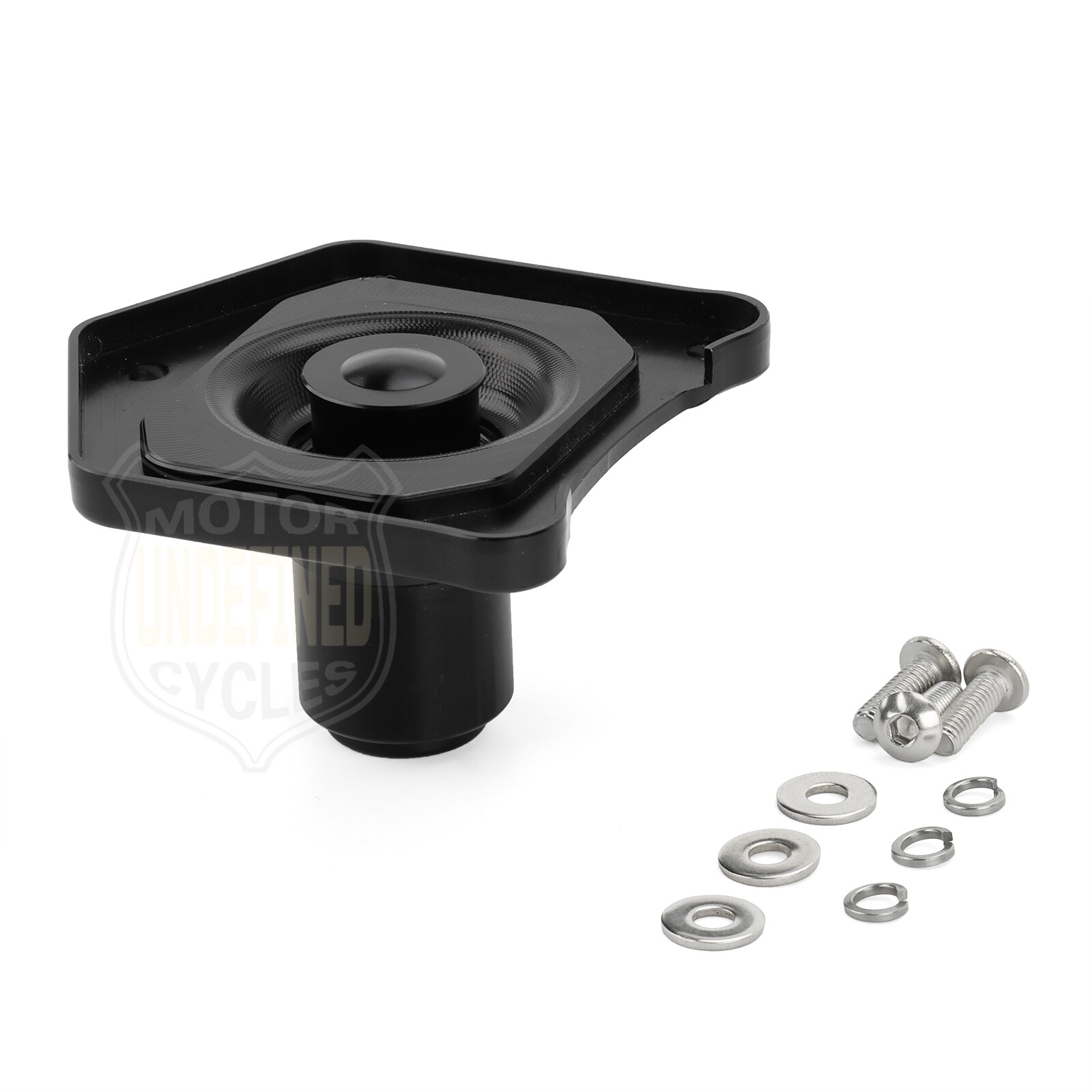 Black Solenoid Cover Push Button Starter For Harley Big Twin Model 1991-2017