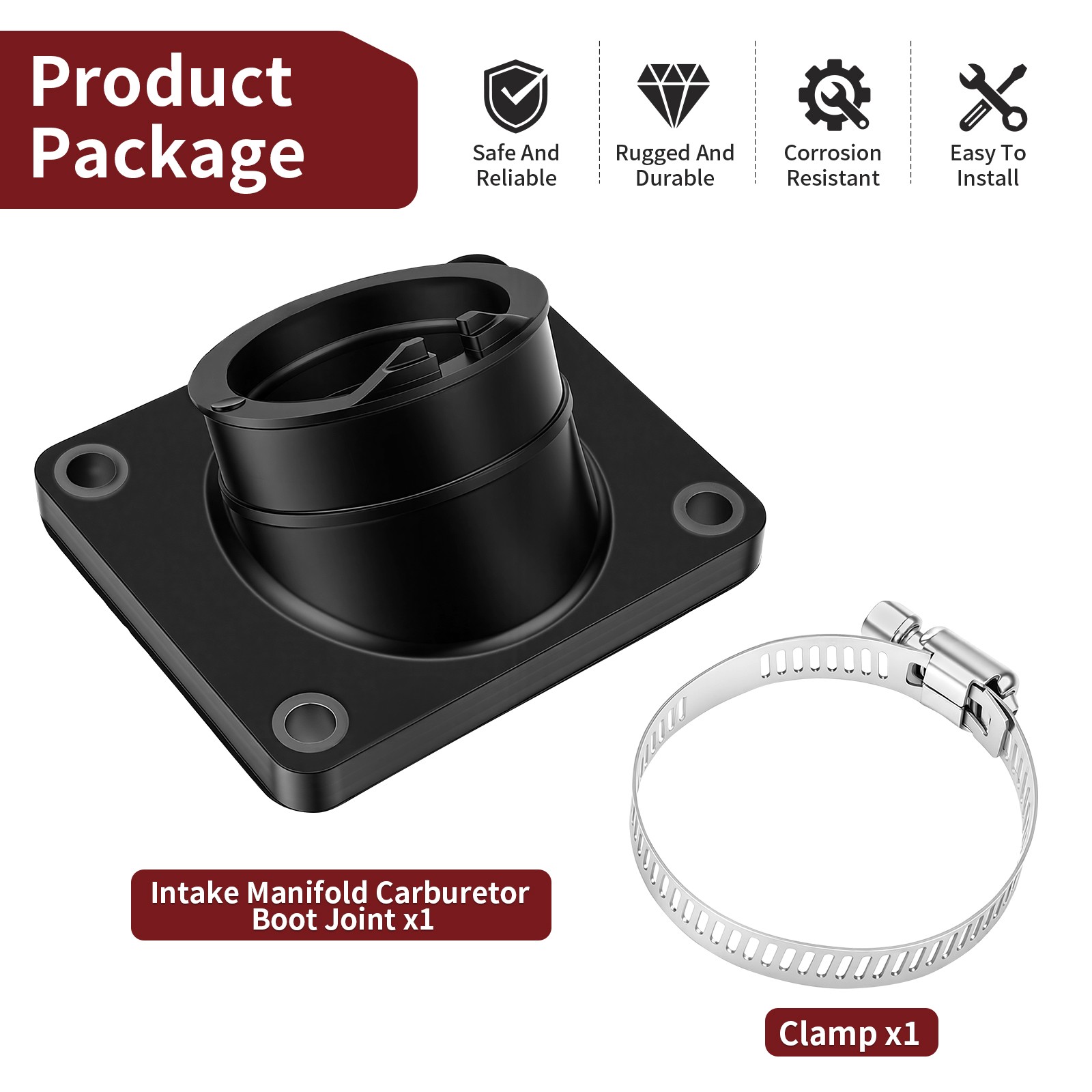 Carburetor Intake Manifold Boot FOR YAMAHA YZ250 YZ465 IT465 # 3R4-13565-00-00