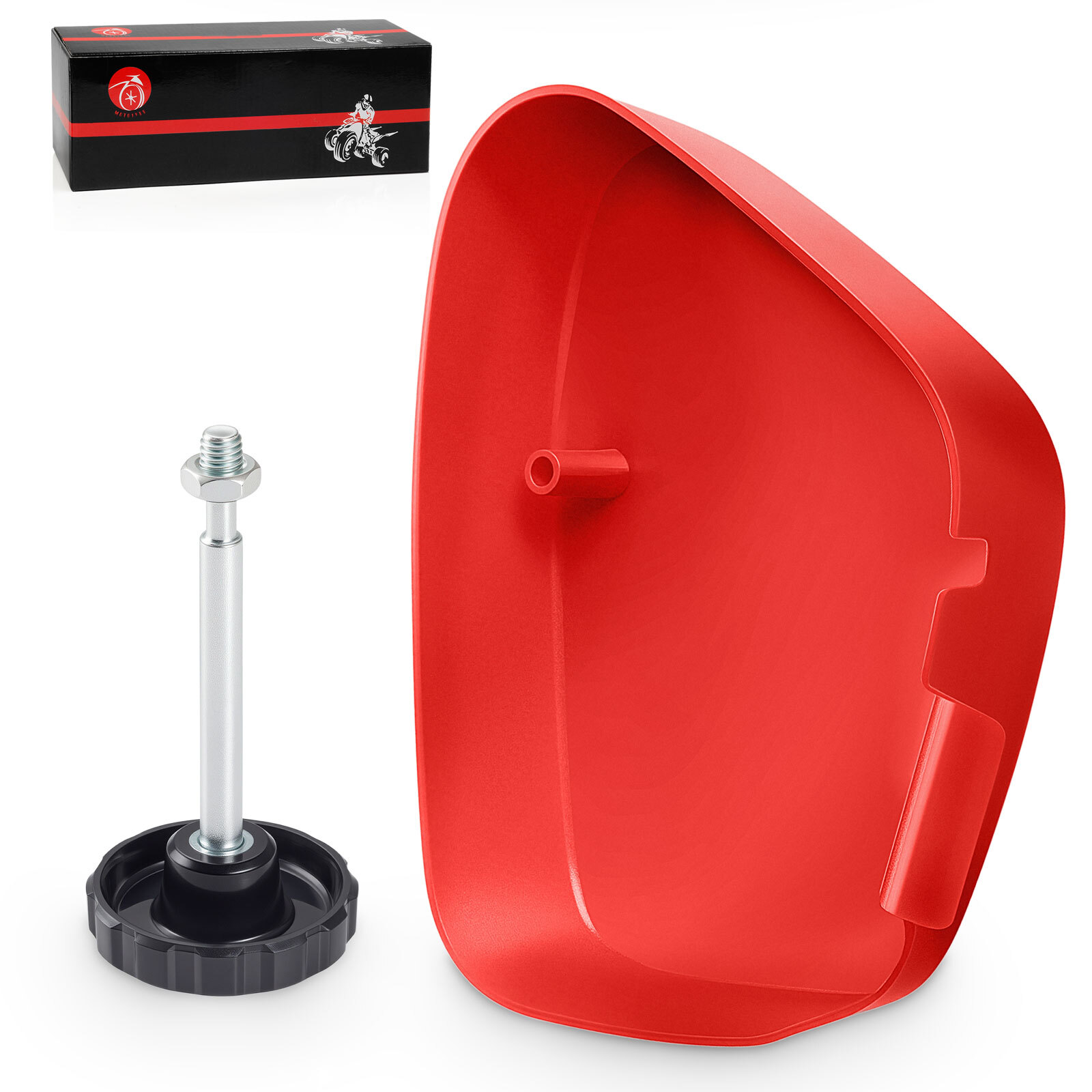 Right Side Battery Box Cover & Latch Knob for Honda CT90 CT110 C70M CA100 CA102