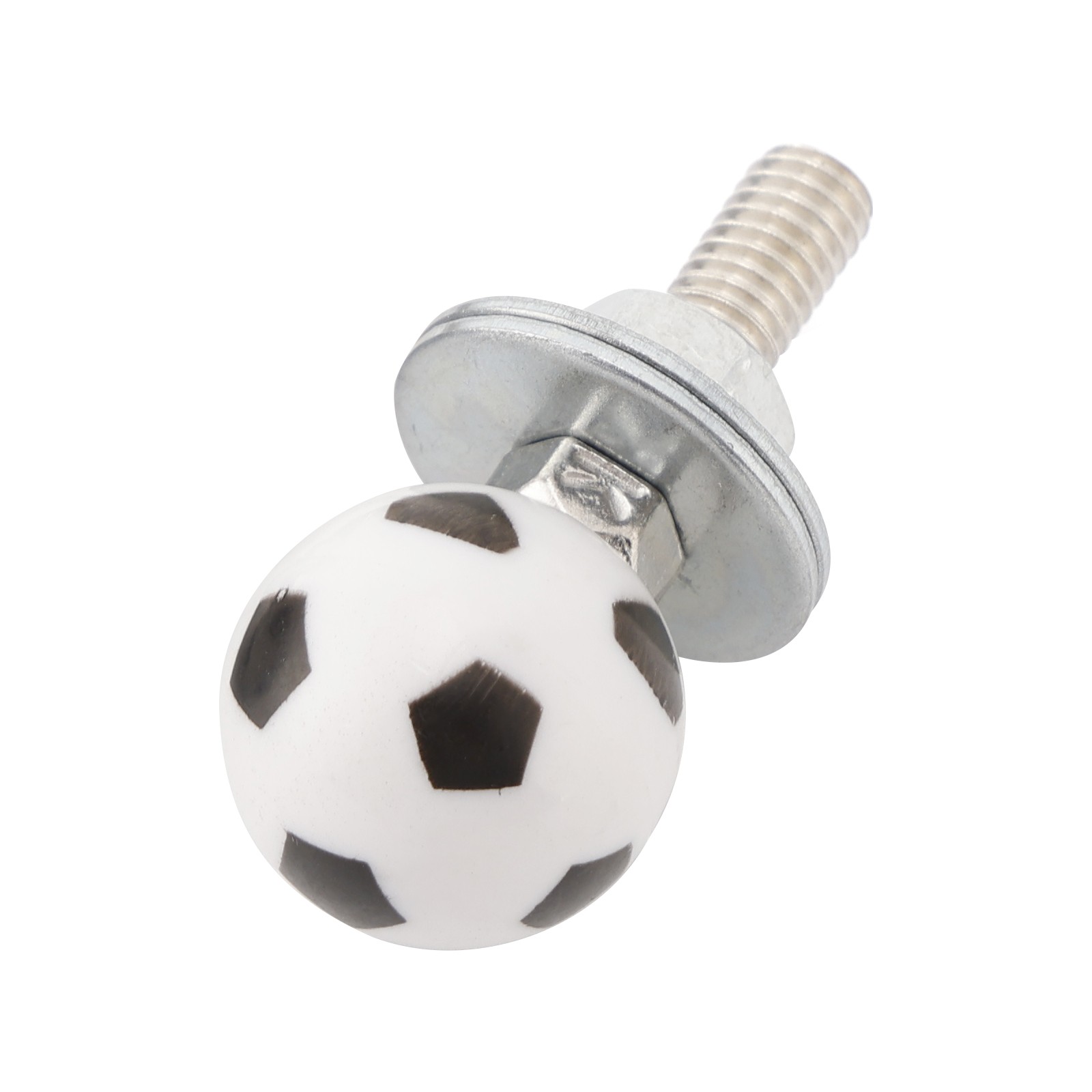 2x Motorcycle Bike Plastic Soccer License Plate Bolt On Screw On Frame Nut US