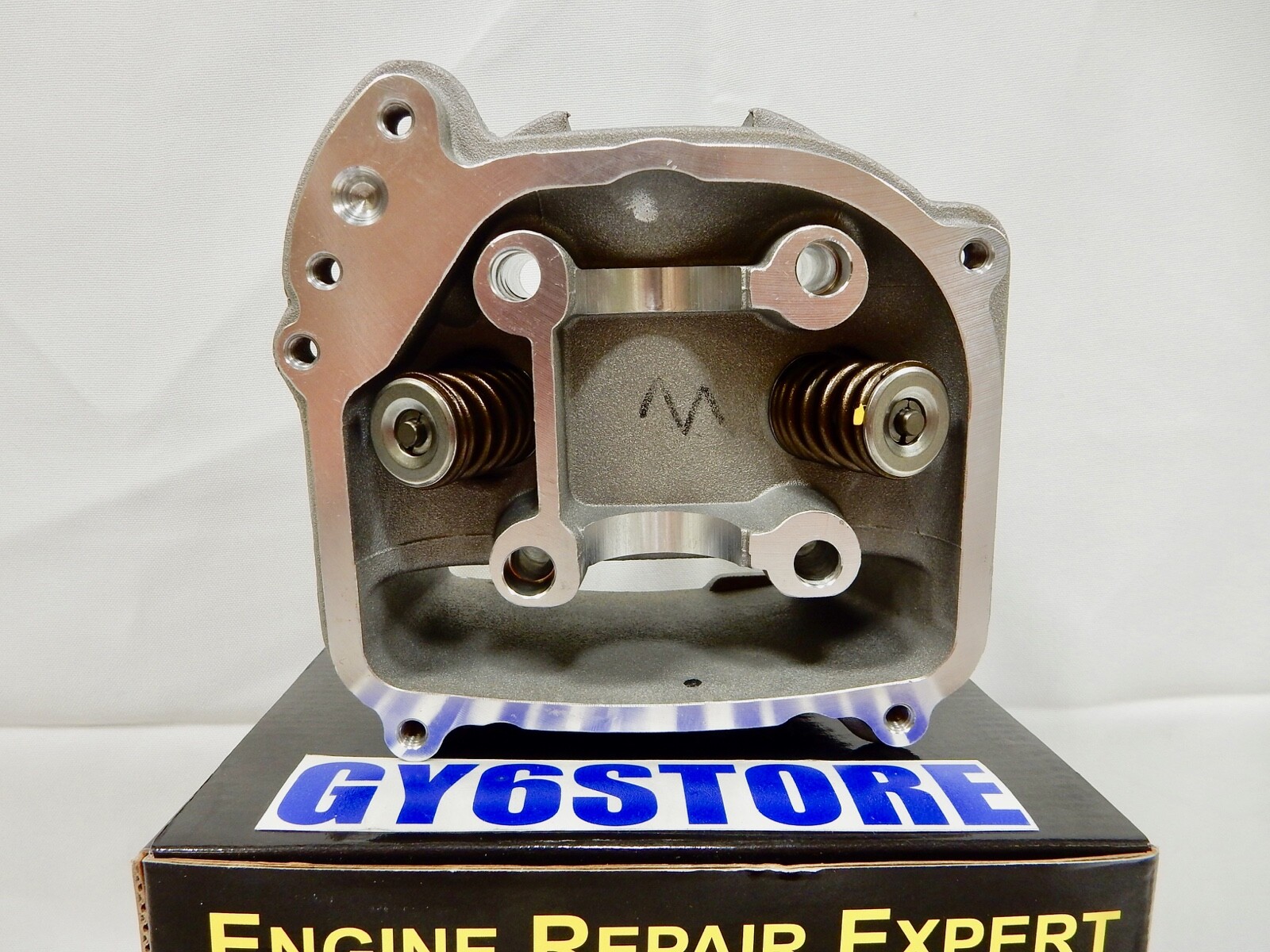 TAIDA GY6 2V CYLINDER HEAD 65mm – 67mm BORE (30.5/26.5 VALVES) *57mm SPACING*
